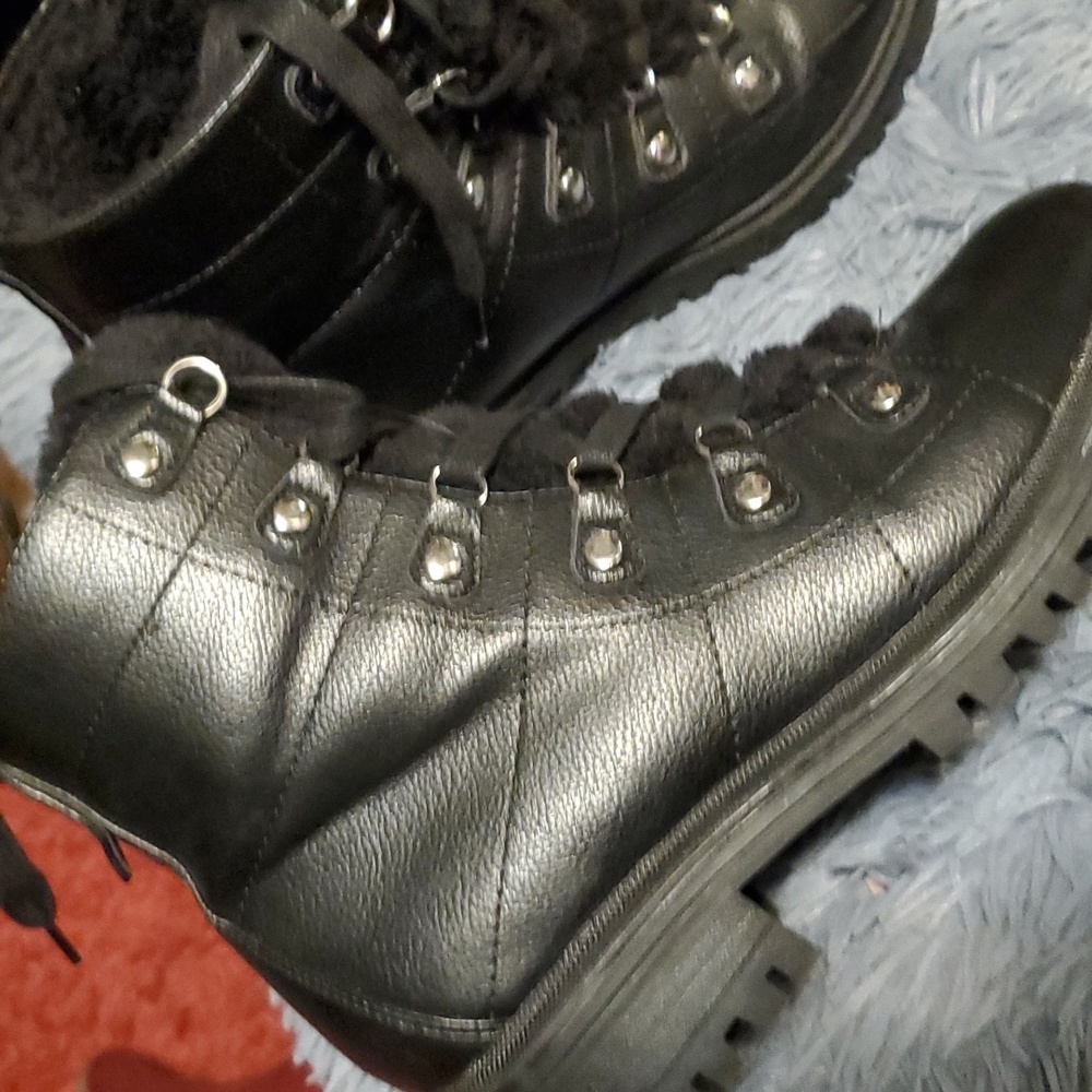 Black combat/hiking boots